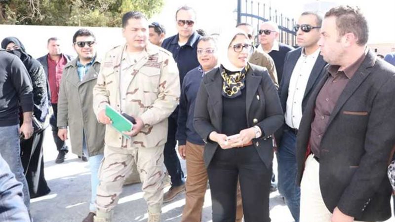 وزيرة الصحة تتفقد