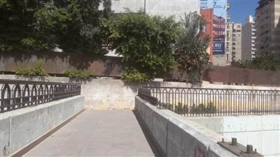 سرقة سور كوبري السكة الحديد بالاسكندرية.. صور