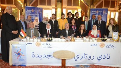 روتاري مصر الجديدة يحتفل بعيد العلم ويكرم الشباب المتفوفين