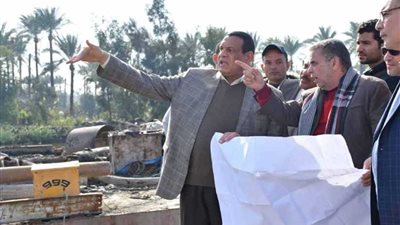 محافظ البحيرة يتفقد المشروعات الخدمية بإدكو