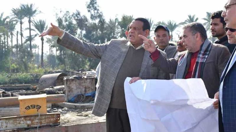 محافظ البحيرة يتفقد