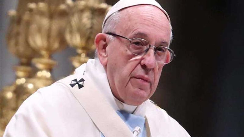 البابا فرنسيس يندد