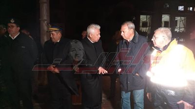 بالصور.. محافظ القليوبية ومدير الأمن يتابعان أعمال شفط مياه الأمطار بالمدن