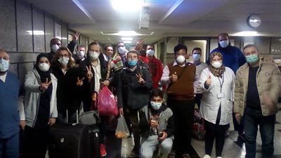 بالصور ..خروج 12 حالة من الحجر الصحي وارتفاع عدد المتعافين من كورونا إلي 20 حالة