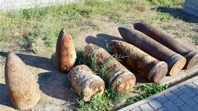 العثور على 4 قذائف من مخلفات الحرب العالمية في تونس