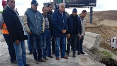 محافظ الجيزة يتفقد موقع الهبوط بمحور 26 يوليو 