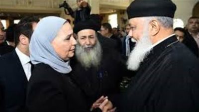 وزيرة التضامن تتقدم جنازة ضحايا منطقة الزرايب وتقدم التعازي لأسرهم