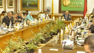 إجراءات احترازية بجامعة المنيا للتعامل مع مستجدات كورونا وإزالة آثار الطقس السيئ