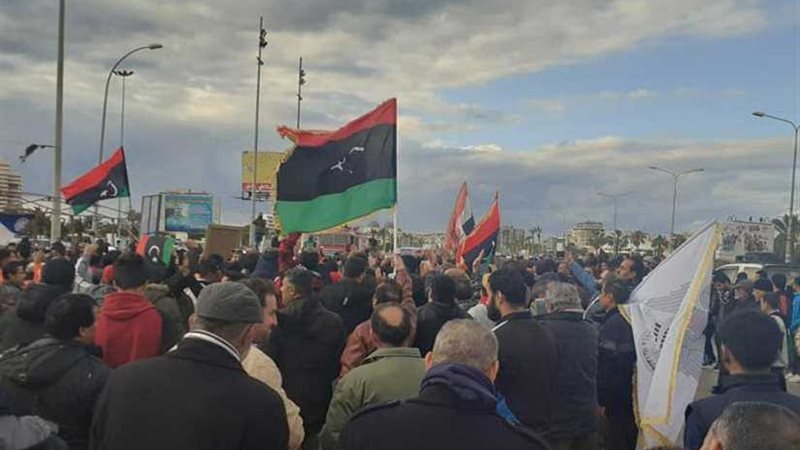 انطلاق مظاهرات ليبية