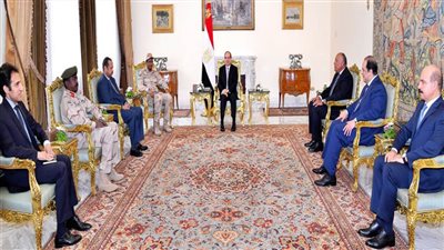 الرئيس السيسي يستقبل نائب رئيس المجلس الانتقالي السوداني