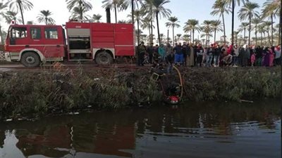 المعاينة الأولية لحادث العثور على 7 جثث بحريق مروع