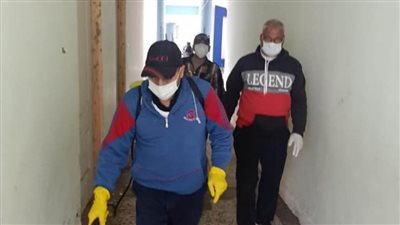 حملات لرش وتطهير المنشآت الرياضية بالدقهلية