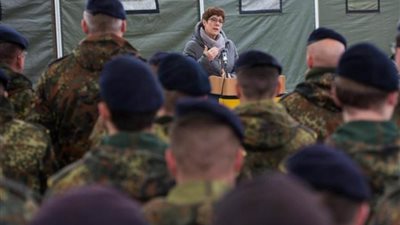 وزيرة الدفاع الألمانية تعلن تدخل الجيش للحد من انتشار 