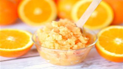 سكراب البرتقال للتخلص من الرؤوس السوداء