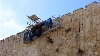 الأوقاف الفلسطينية تطالب إسرائيل بوقف ترميم سور 