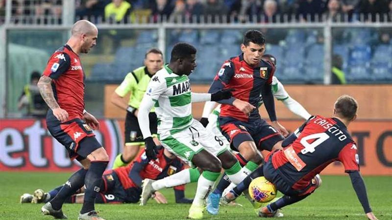 جنوي يفوز علي ساسولو