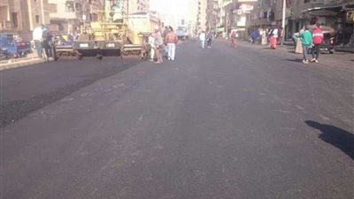 انتهاء 70 % من تطوير شارع طراد النيل بالواسطى