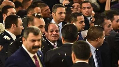 الرئيس السيسي من كاتدرائية ميلاد المسيح: 