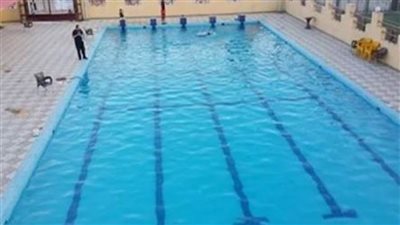 انشاء حمام سباحه بنادي طهطا