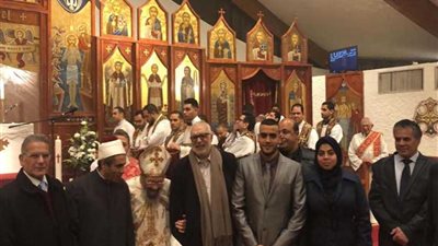 الجالية المصرية بفرنسا تشارك في احتفالات عيد الميلاد المجيد