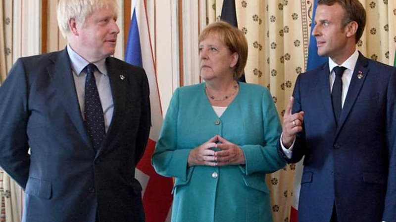 ميركل وماكرون وجونسون..