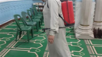 حملة لتعقيم وتطهير المساجد الكبرى بالإسكندرية