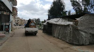 تطهير شوارع وميادين كفر الشيخ