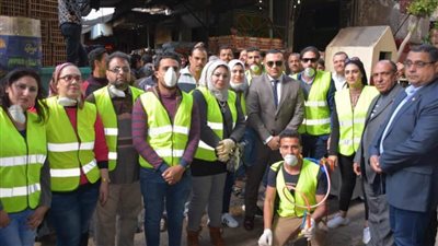 نائب محافظ الدقهلية يقود حملة لتطهير 