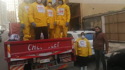 مستقبل وطن بالإسكندرية يشارك في تعقيم مساجد وكنائس المحافظة