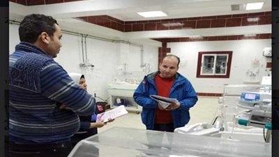 بيومي يتفقد برنامج الزمالة.. والجزار يتابع انضباط مستشفيات البحيرة