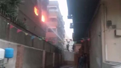 بالفيديو ..حريق فيلا إيهاب توفيق