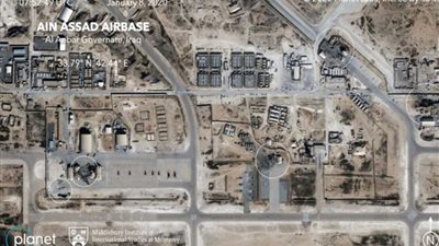 صور فضائية توضح آثار الضربة الإيرانية على 