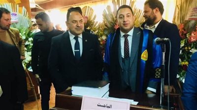 المستشار محمود نبيل الشيخ يحصل على الدكتوراه من حقوق الزقازيق