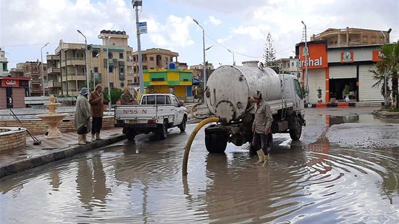 شفط مياه الأمطار