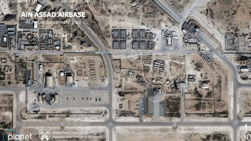 صور فضائية توضح آثار