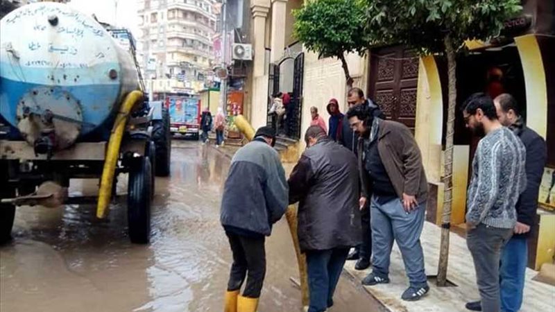 طقس سيء يضرب الدقهلية..