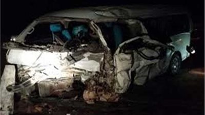 بالأسماء ..إصابة 15 شخصا بانقلاب سيارة بالإسماعيلية