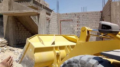 حملة لإزالة التعديات على أملاك الدولة في العريش