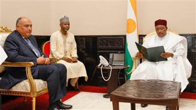 رسالة من الرئيس السيسي لنظيره النيجرى بخصوص سد النهضة 