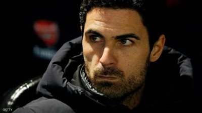 أرسنال يعلن خبرا سعيدا بشأن مدربه 