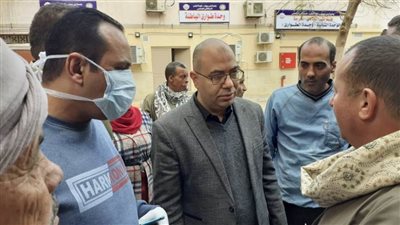 جولة تفقدية لمدير عام مستشفى بني سويف  الجامعي