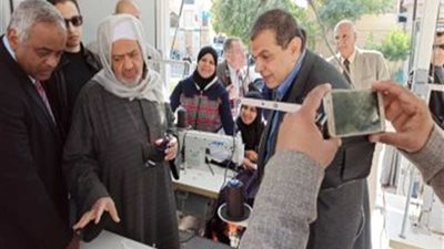 سعفان يتفقد وحدة التدريب المتنقلة في البر الغربي بالأقصر