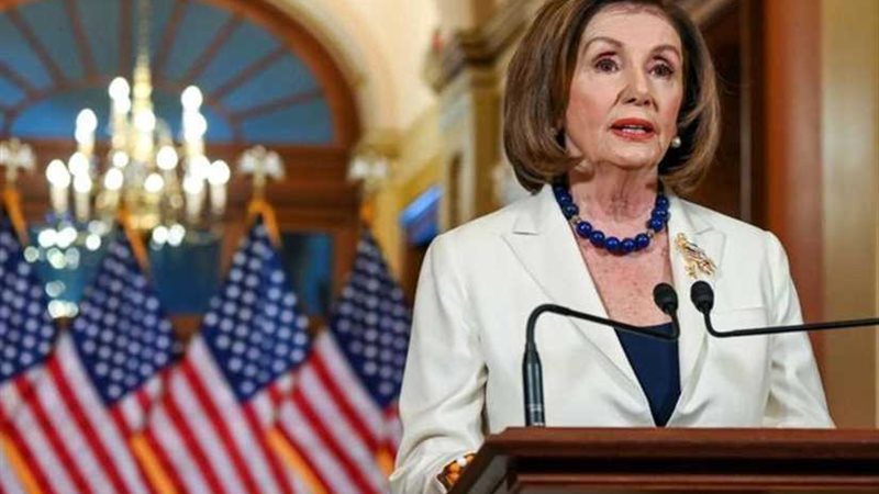 بيلوسي: إرسال مواد