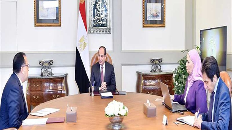 الرئيس السيسي يبحث