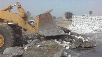 إزالة 106 حالات تعدٍ على أراضي المنيا خلال أسبوع