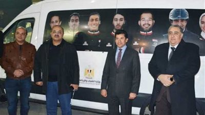 الكشف عن سيارة أبطال مصر الأولمبيين