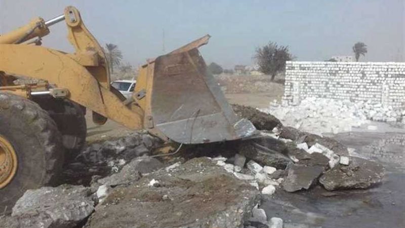 إزالة 106 حالات تعدٍ