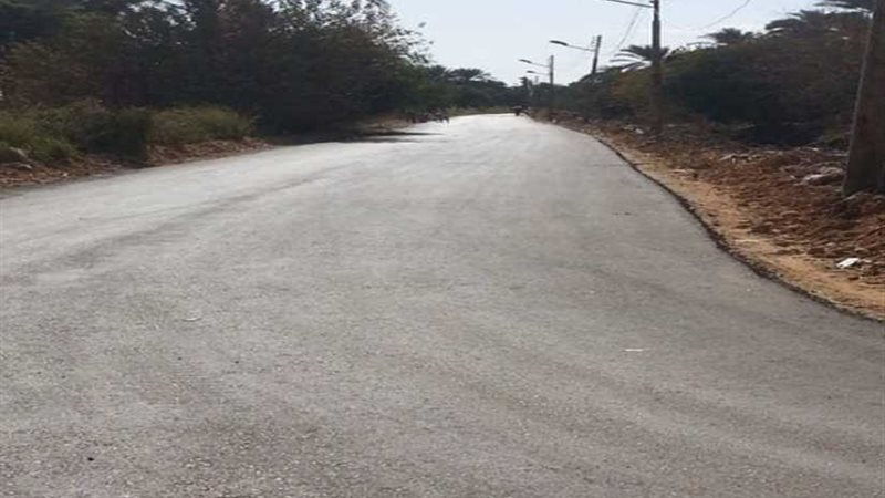 رصف طرق بأطوال 6كم