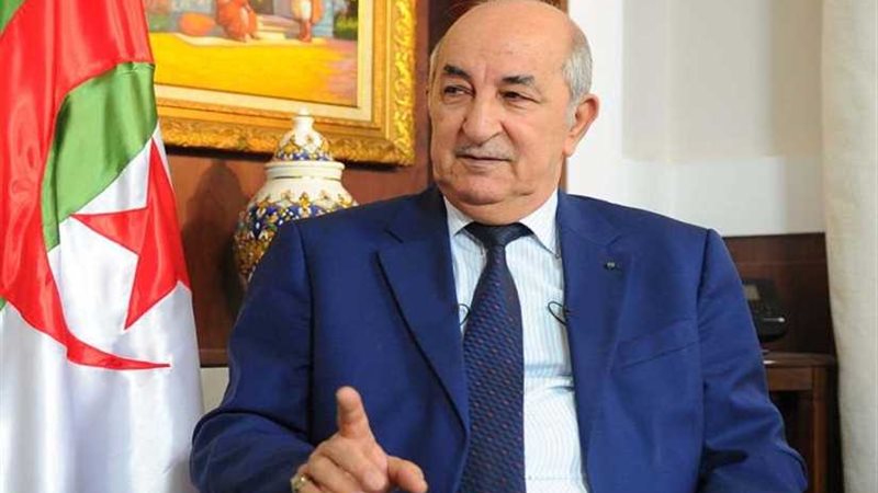 الرئيس الجزائري يوفد