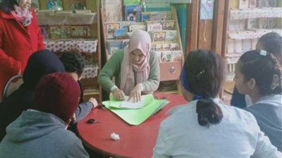 ورش فنية للأطفال احتفالاً بعيد الشرطة